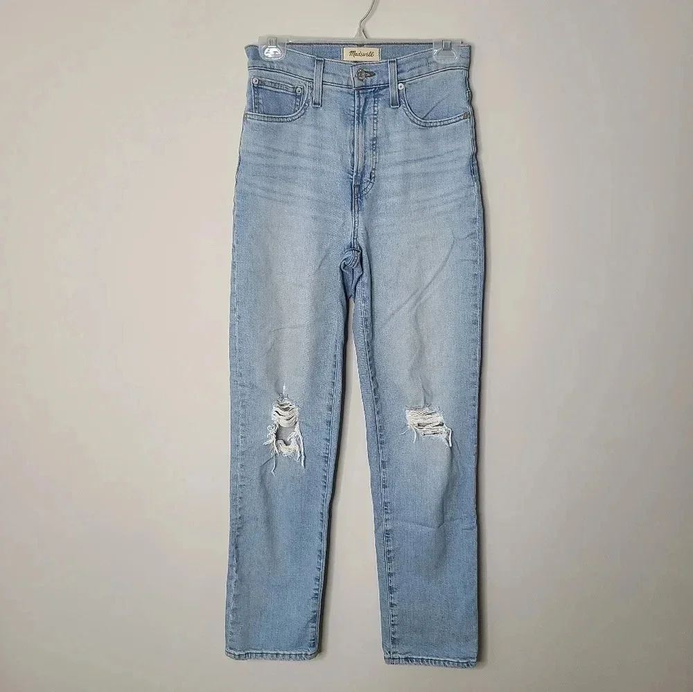 New Madewell The Perfect Vintage Straight Jeans 24